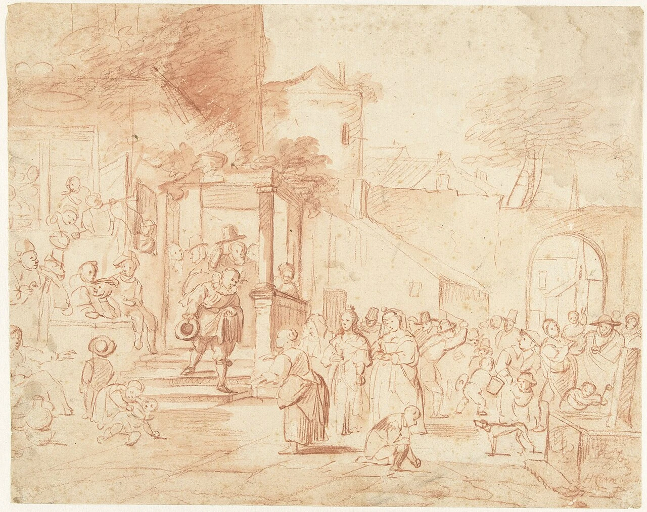 1696-Hendrik, II Carree - Il matrimonio al villaggio